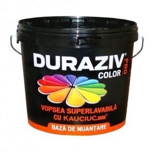 Duraziv ColorPro 9L cu Kauciuc alb interor/exterior